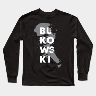 Charles Bukowski label Long Sleeve T-Shirt